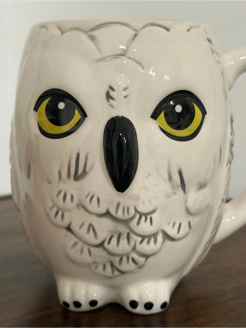 Harry Potter Hedwig Owl 3D Shaped Coffee Mug Ceramic Dolomite Wizarding World - Picture 7 of 10